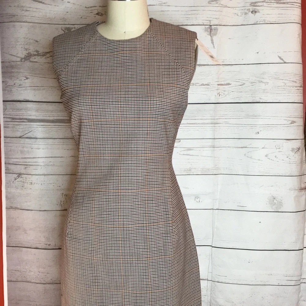 THEORY NWT FINE WOOL PENCIL SHEATH DRESS - Picture 2 of 11
